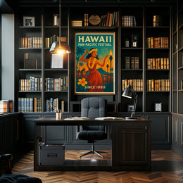 Hawaii Pan-Pacific Festival Vintage Travel Poster PosterGoat