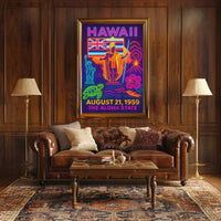Hawaii Statehood August 1959 Cultural or Heritage Poster PosterGoat