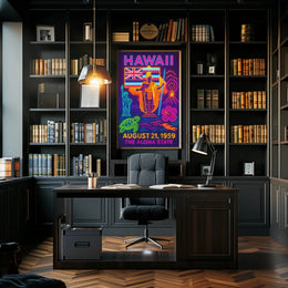 Hawaii Statehood August 1959 Cultural or Heritage Poster PosterGoat