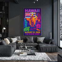 Hawaii Statehood August 1959 Cultural or Heritage Poster PosterGoat