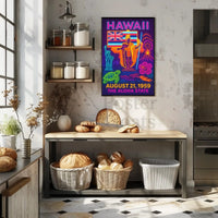 Hawaii Statehood August 1959 Cultural or Heritage Poster PosterGoat