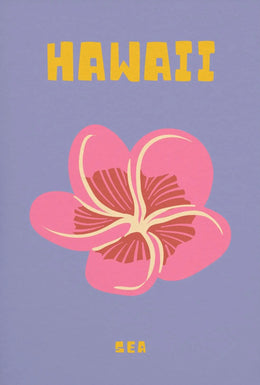 Hawaiian Hibiscus Tropical Beauty Travel Poster PosterGoat