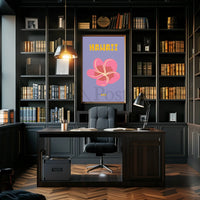Hawaiian Hibiscus Tropical Beauty Travel Poster PosterGoat