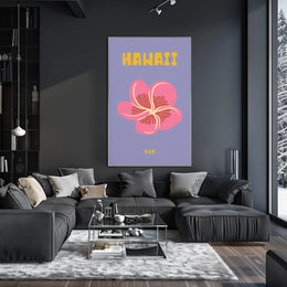 Hawaiian Hibiscus Tropical Beauty Travel Poster PosterGoat