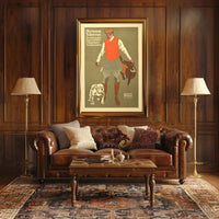 Hermann Scherrer Equestrian Fashion Sporting Tailor Advertisement Poster PosterGoat