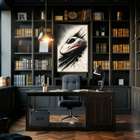High-Speed Modern Train Futuristic Sci-Fi Poster PosterGoat