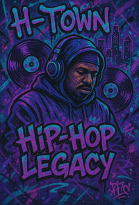 Hip-Hop Legacy H-Town Urban Pop Culture Poster PosterGoat