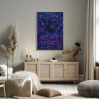 Hip-Hop Legacy H-Town Urban Pop Culture Poster PosterGoat