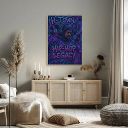 Hip-Hop Legacy H-Town Urban Pop Culture Poster PosterGoat