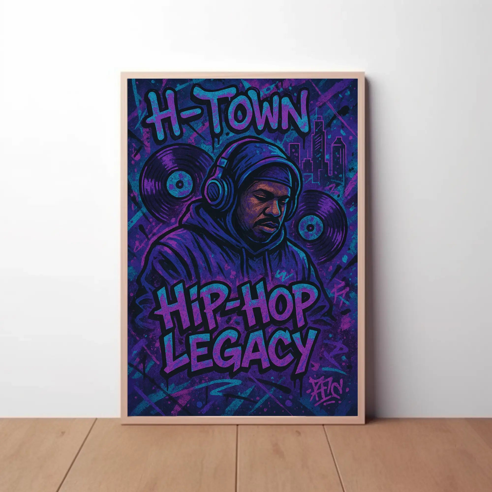Hip-Hop Legacy H-Town Urban Pop Culture Poster PosterGoat