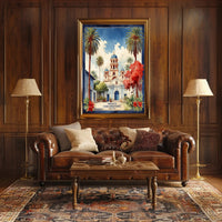 Historic Cathedral in Coscomatepec Mexico Cultural or Heritage Poster PosterGoat