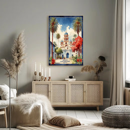 Historic Cathedral in Coscomatepec Mexico Cultural or Heritage Poster PosterGoat