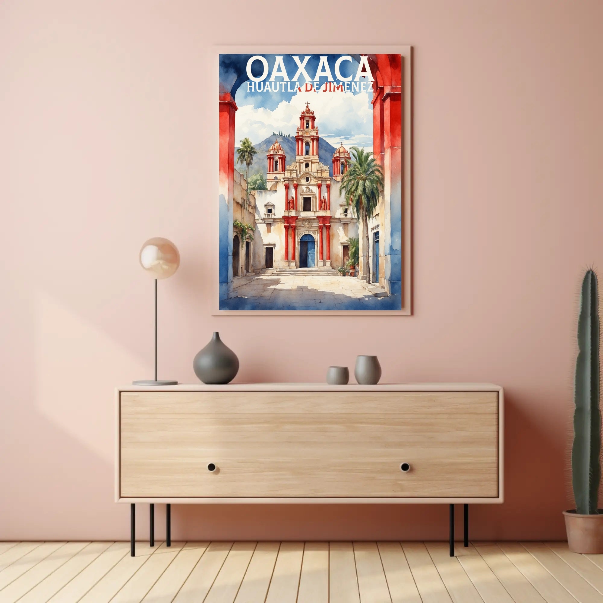 Historic Colonial Building in Oaxaca Cultural or Heritage Poster PosterGoat