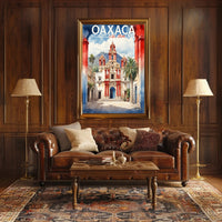 Historic Colonial Building in Oaxaca Cultural or Heritage Poster PosterGoat
