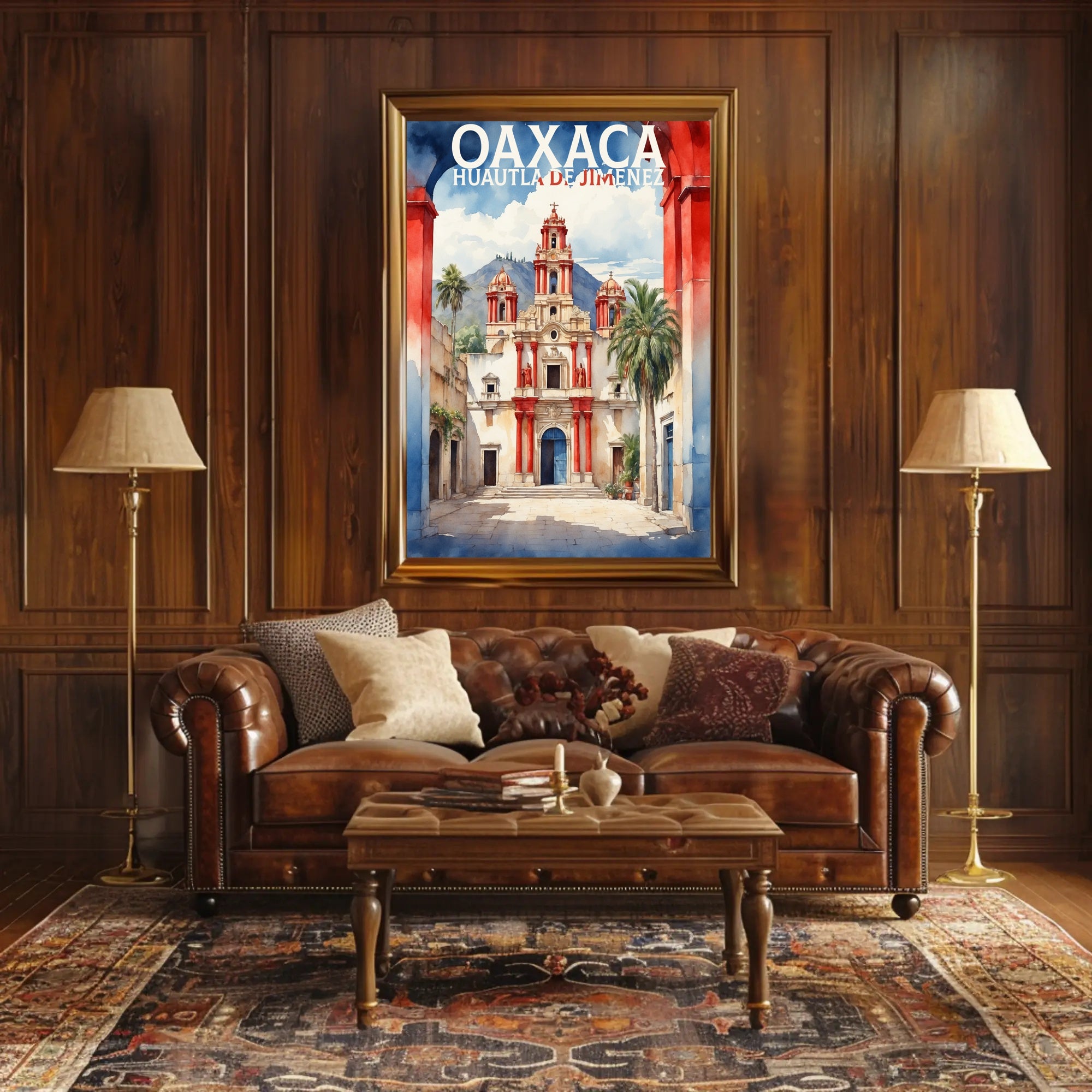 Historic Colonial Building in Oaxaca Cultural or Heritage Poster PosterGoat