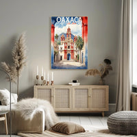 Historic Colonial Building in Oaxaca Cultural or Heritage Poster PosterGoat