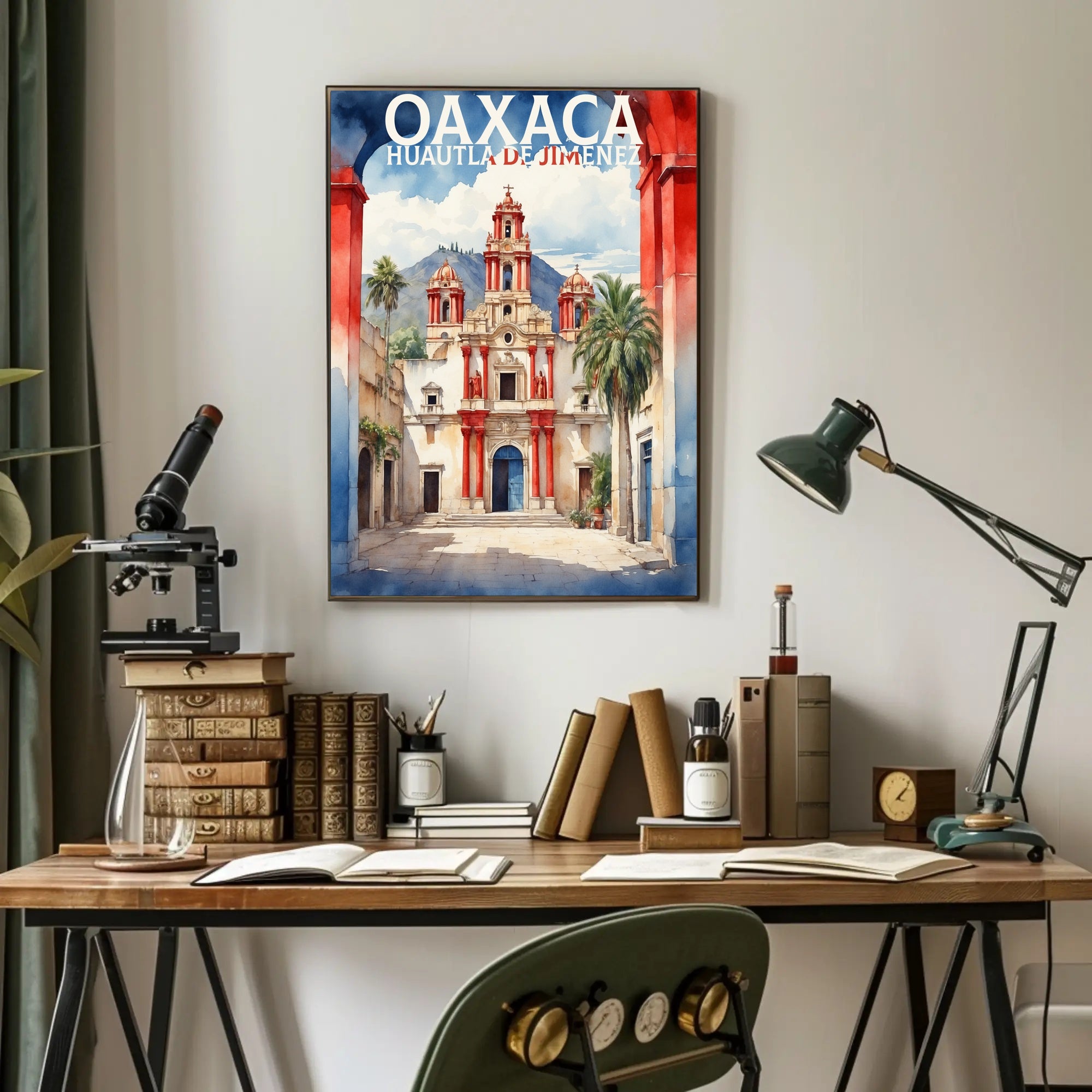 Historic Colonial Building in Oaxaca Cultural or Heritage Poster PosterGoat