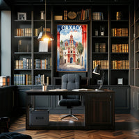 Historic Colonial Building in Oaxaca Cultural or Heritage Poster PosterGoat