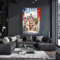Historic Colonial Building in Oaxaca Cultural or Heritage Poster PosterGoat