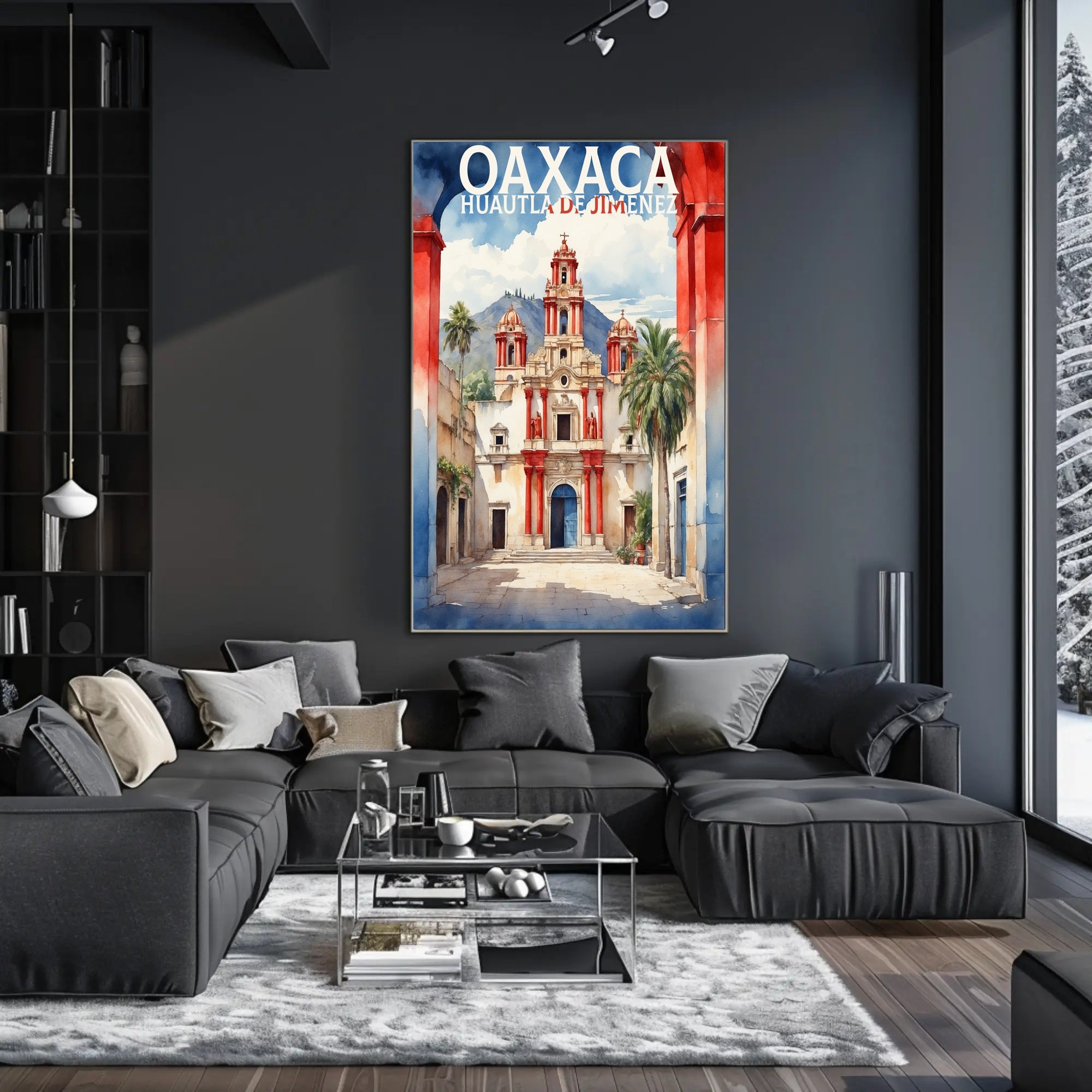 Historic Colonial Building in Oaxaca Cultural or Heritage Poster PosterGoat