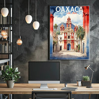 Historic Colonial Building in Oaxaca Cultural or Heritage Poster PosterGoat