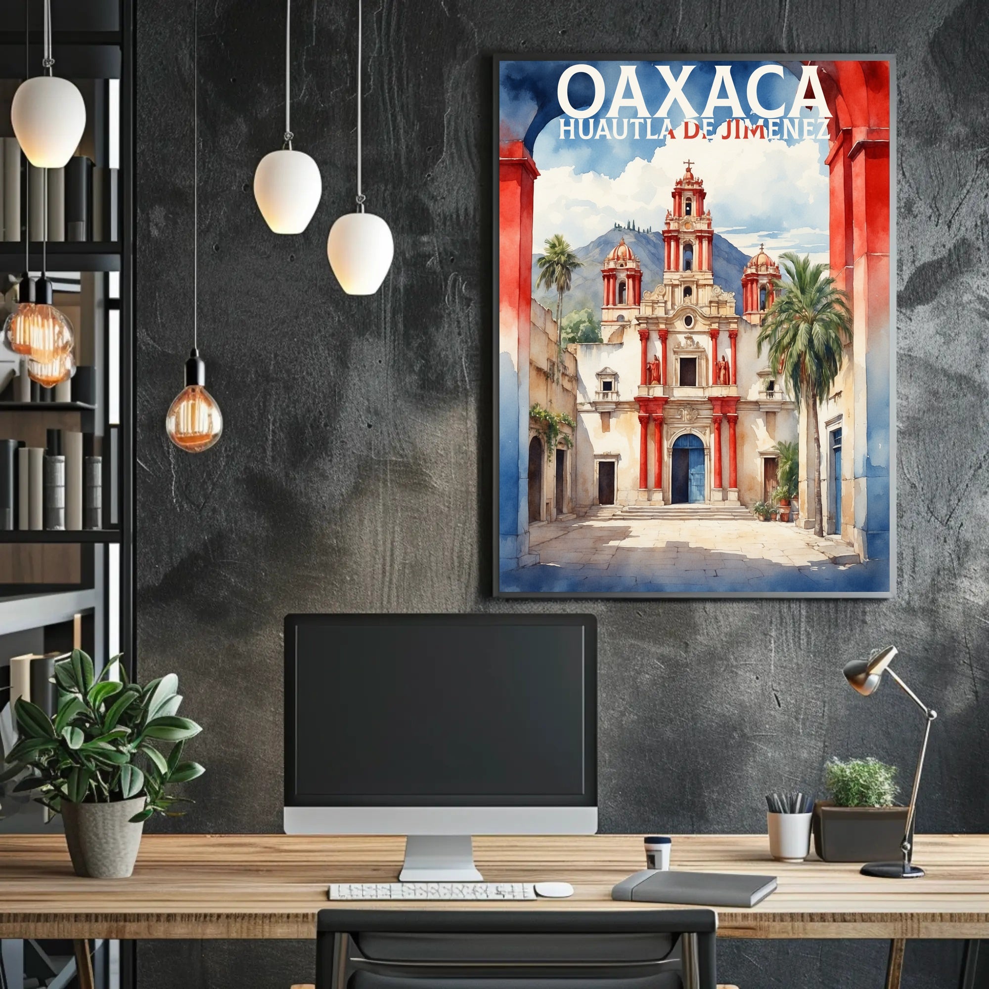 Historic Colonial Building in Oaxaca Cultural or Heritage Poster PosterGoat