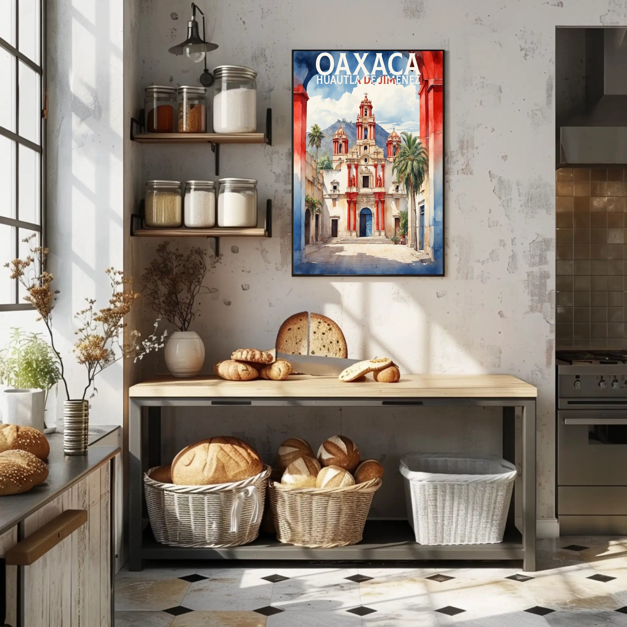 Historic Colonial Building in Oaxaca Cultural or Heritage Poster PosterGoat