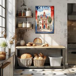 Historic Colonial Building in Oaxaca Cultural or Heritage Poster PosterGoat