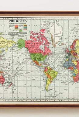 Historical World Map Colonial Territories Historical Poster PosterGoat