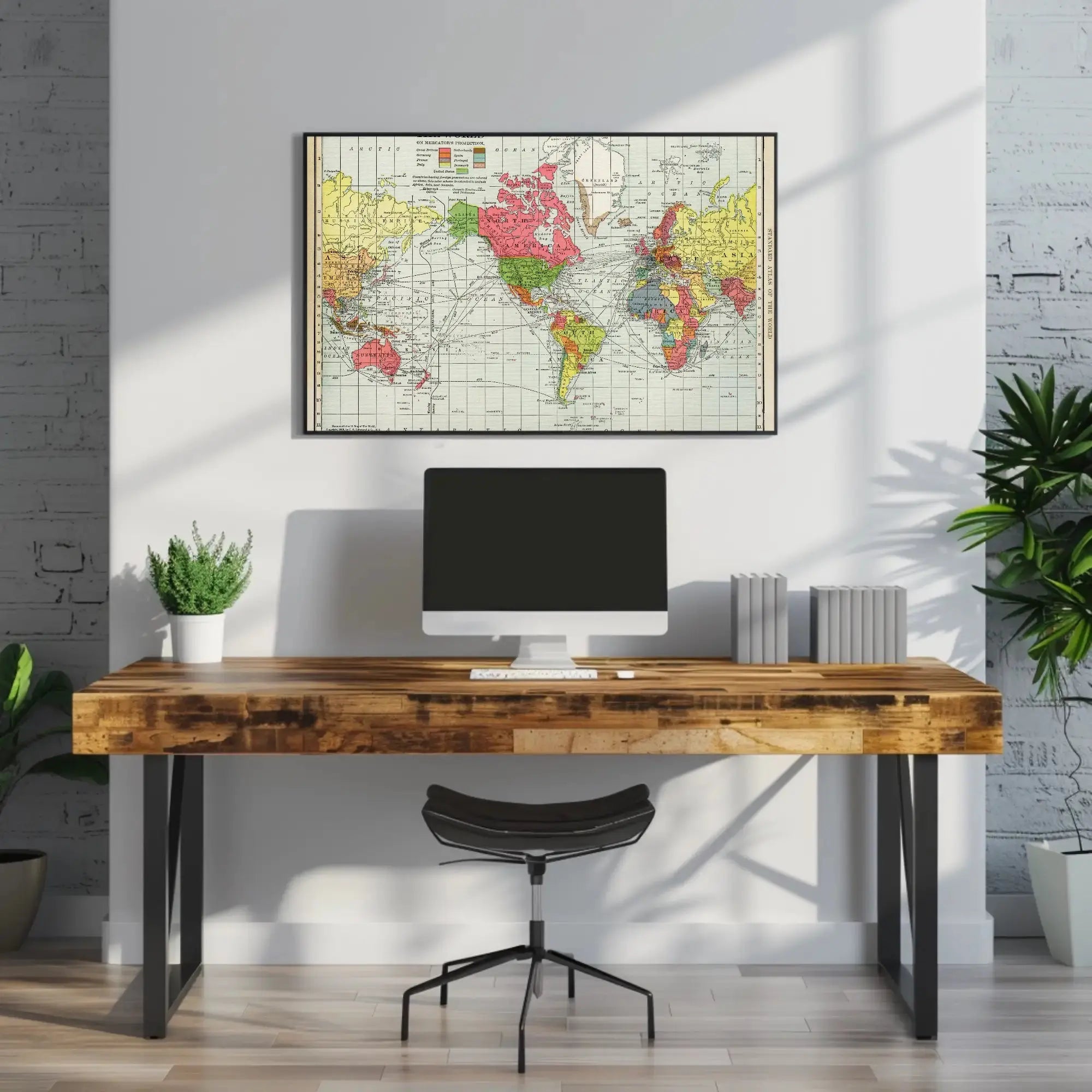 Historical World Map Colonial Territories Historical Poster PosterGoat