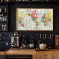 Historical World Map Colonial Territories Historical Poster PosterGoat