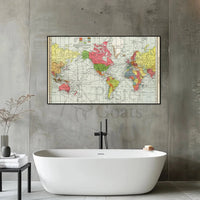 Historical World Map Colonial Territories Historical Poster PosterGoat