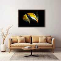 Hornbill in Tropical Habitat Animal Poster PosterGoat