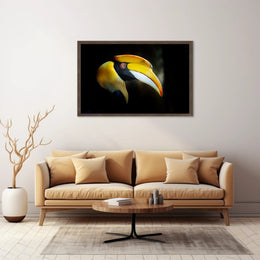 Hornbill in Tropical Habitat Animal Poster PosterGoat