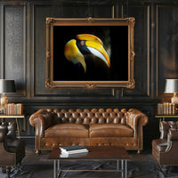 Hornbill in Tropical Habitat Animal Poster PosterGoat