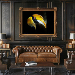 Hornbill in Tropical Habitat Animal Poster PosterGoat