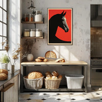 Horse Head Abstract Design Art Print - Abstract or Artistic Poster PosterGoat