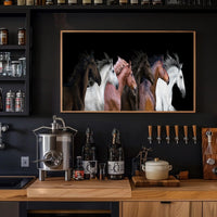 Horses in Motion Gallery Art Print - Animal Poster PosterGoat