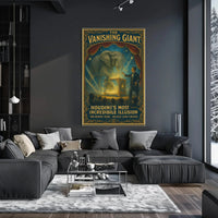 Houdini's Vanishing Elephant Illusion: Vintage Magic Poster PosterGoat