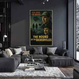 Hound of the Baskervilles Mystery Art Poster PosterGoat