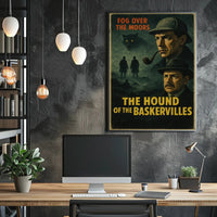 Hound of the Baskervilles Mystery Art Poster PosterGoat