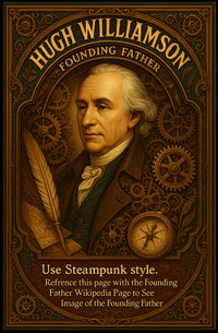 Hugh Williamson Founding Father Poster PosterGoat