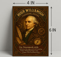Hugh Williamson Founding Father Poster PosterGoat