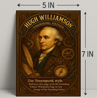 Hugh Williamson Founding Father Poster PosterGoat