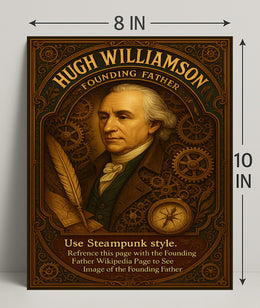 Hugh Williamson Founding Father Poster PosterGoat