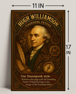 Hugh Williamson Founding Father Poster PosterGoat
