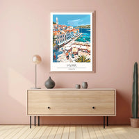 Hvar Croatia Coastal Vibes Travel Poster PosterGoat