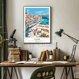 Hvar Croatia Coastal Vibes Travel Poster PosterGoat