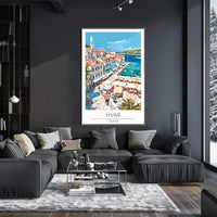 Hvar Croatia Coastal Vibes Travel Poster PosterGoat