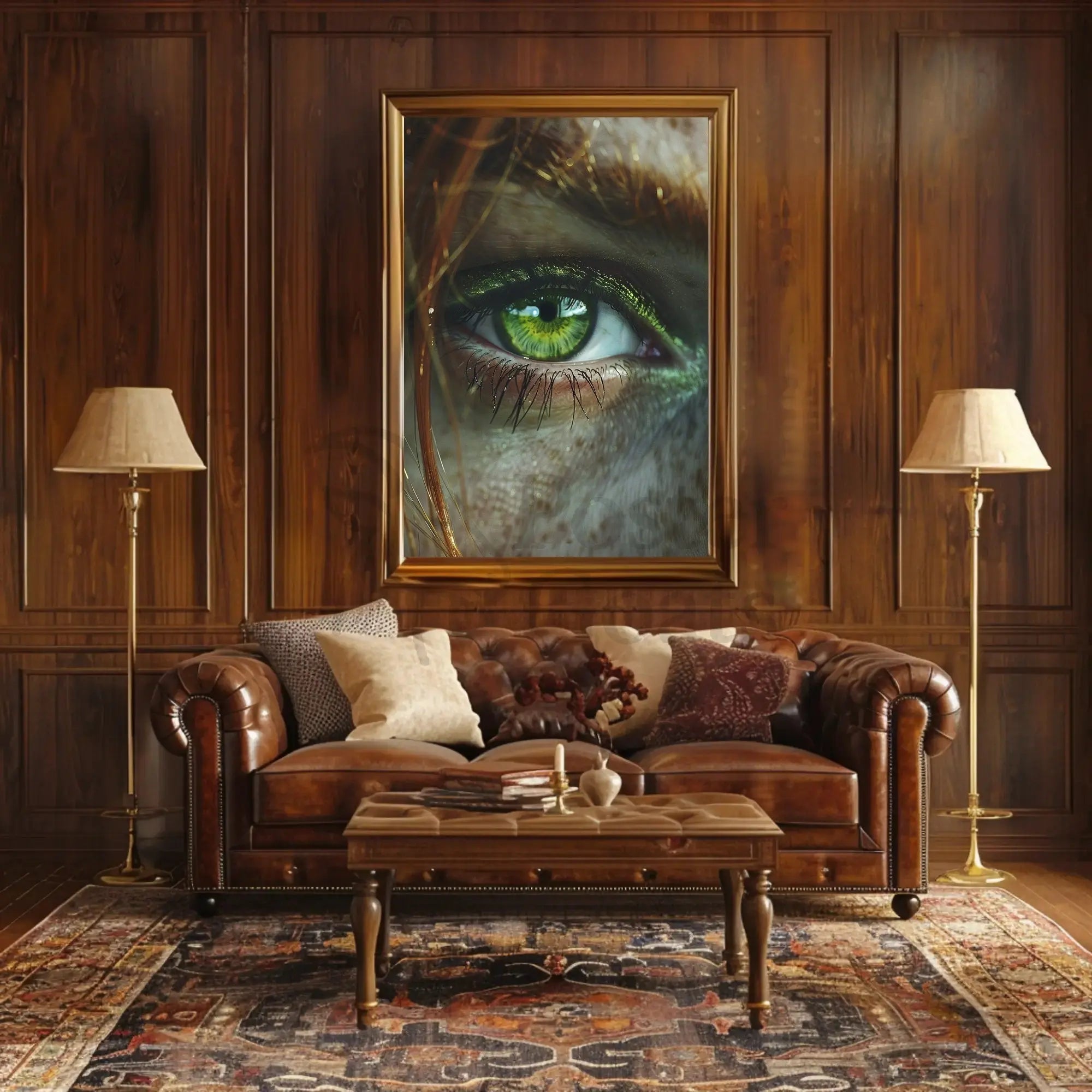 Hyper-realistic Eye Close-up: Artistic Poster PosterGoat
